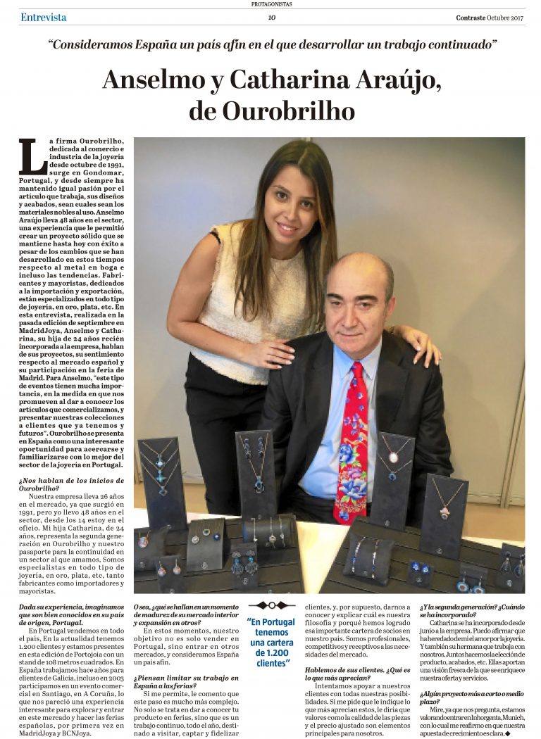 Read more about the article Entrevista dada na Madrid Joya para jornal espanhol Contraste